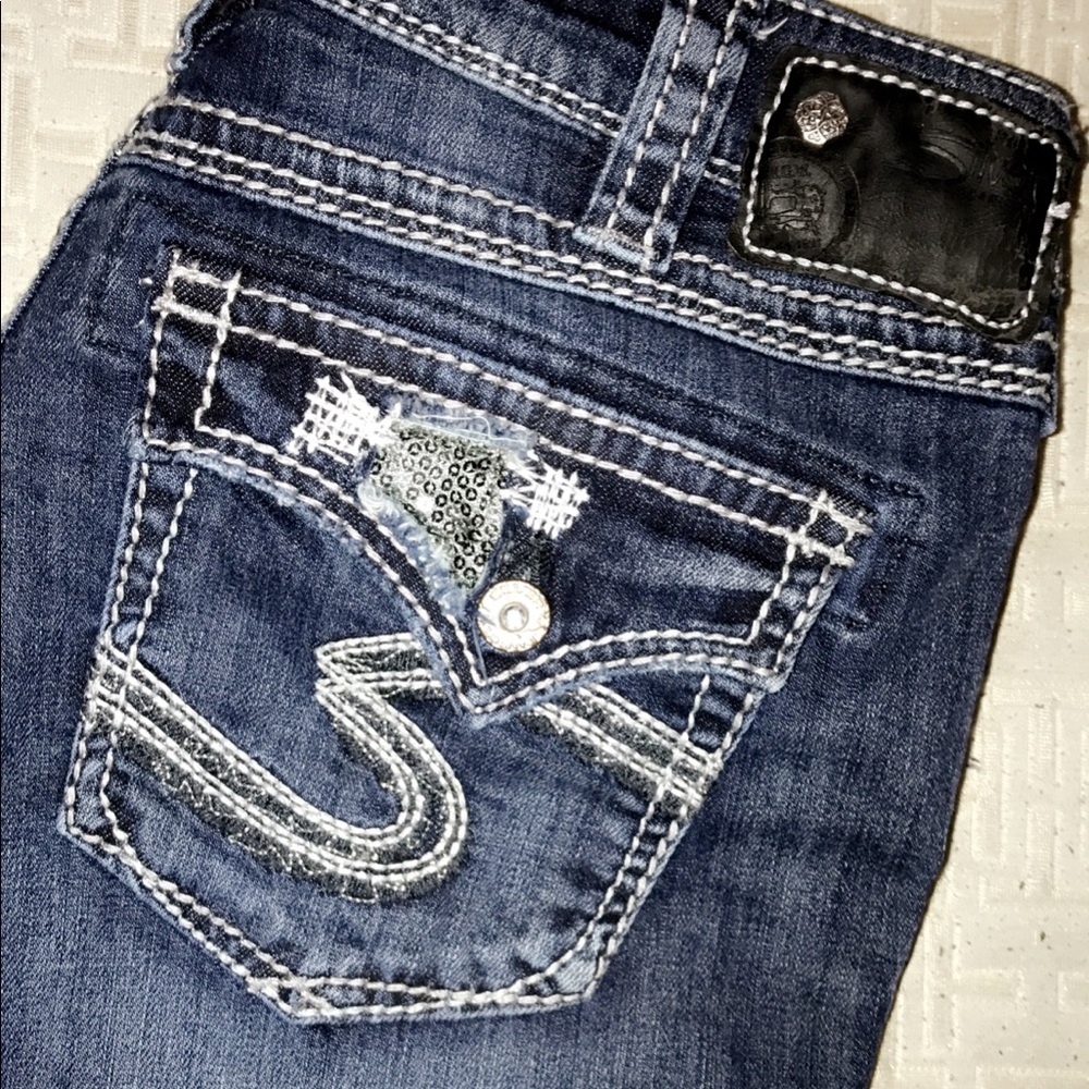 Silver jeans