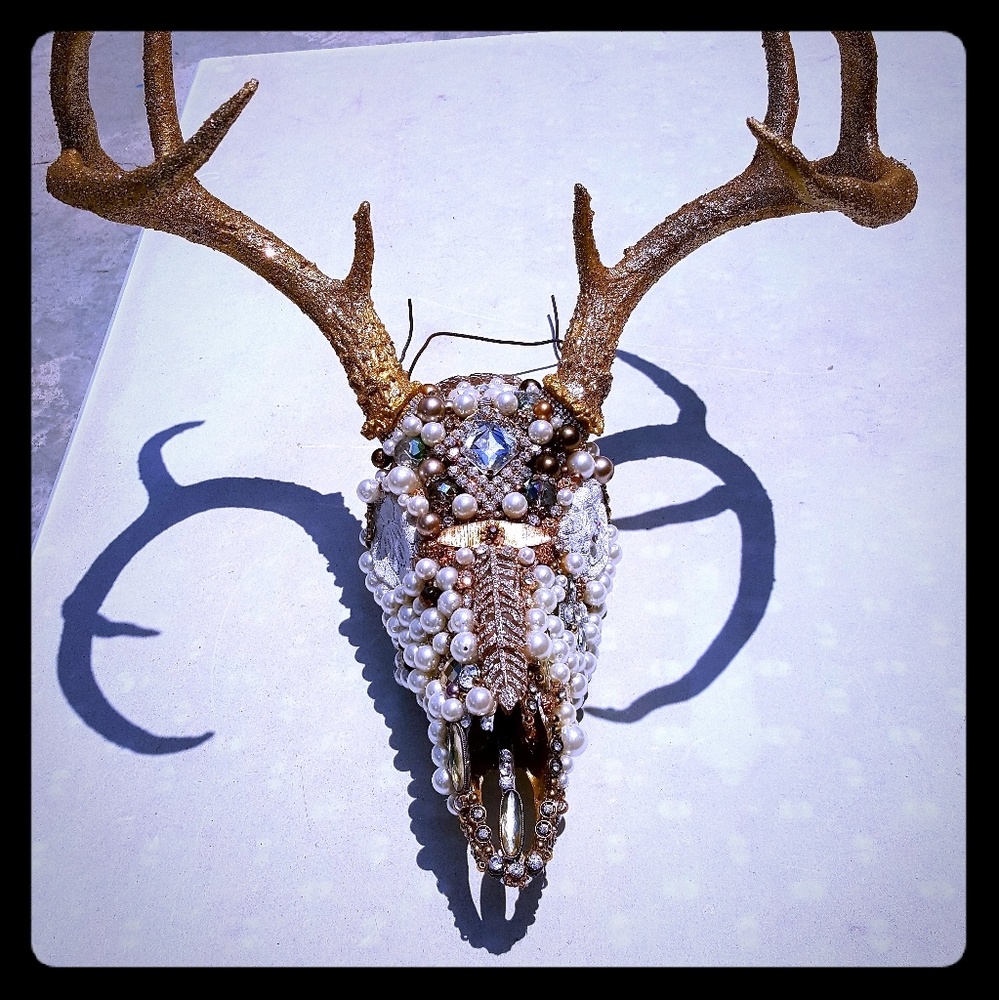 Deer skull