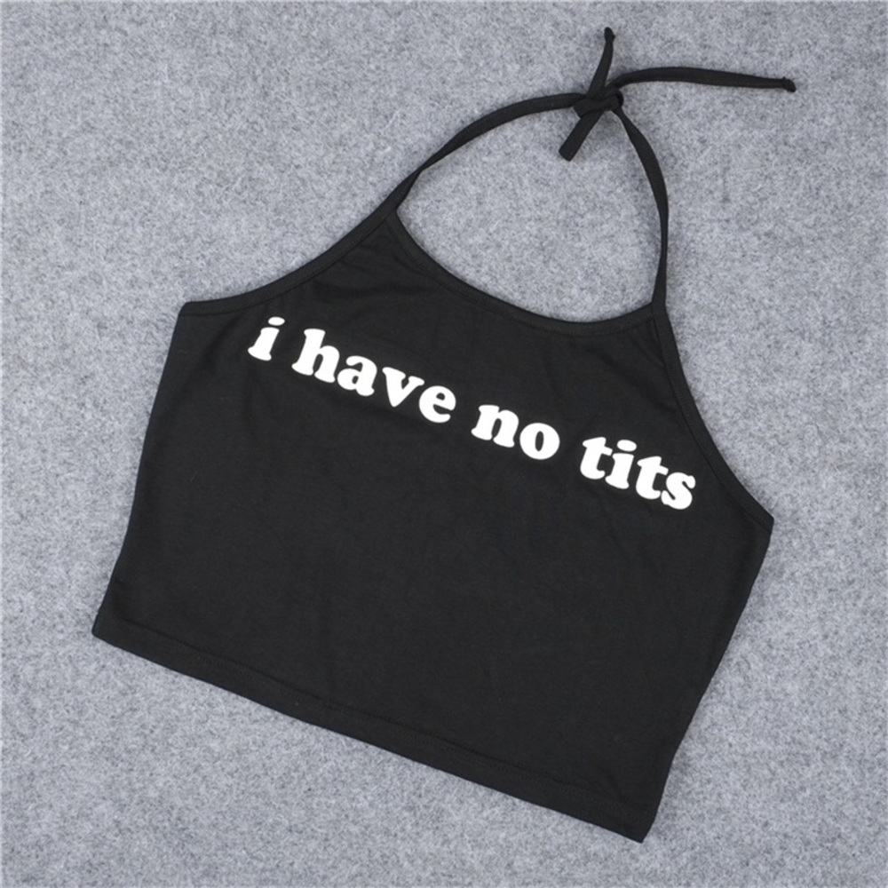 i have no tits halter tank - Picture 2 of 2
