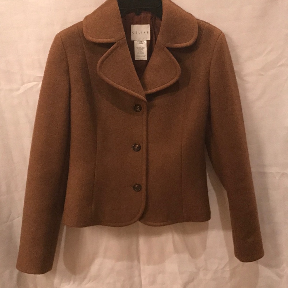 Celine cognac blazer