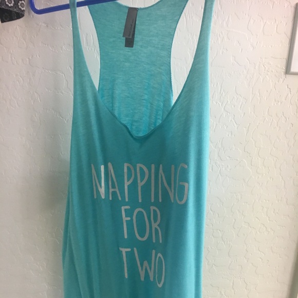 Napping for Two Pregnancy Announcement Tank Top - Picture 1 of 3