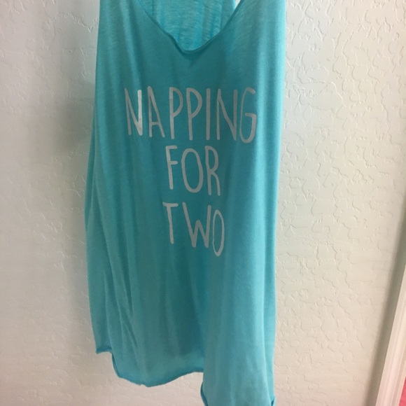 Napping for Two Pregnancy Announcement Tank Top - Picture 2 of 3