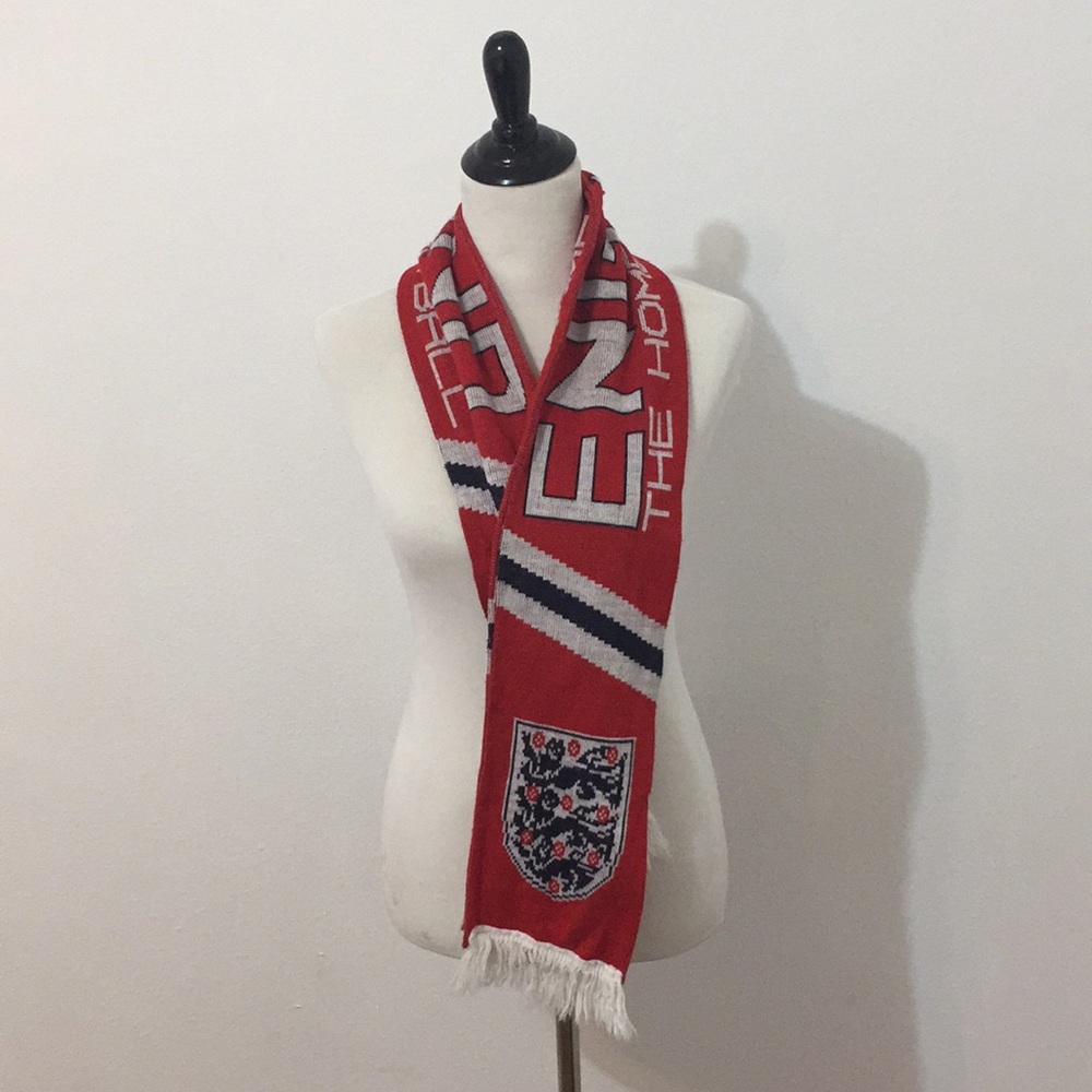 Vintage England Football Scarf