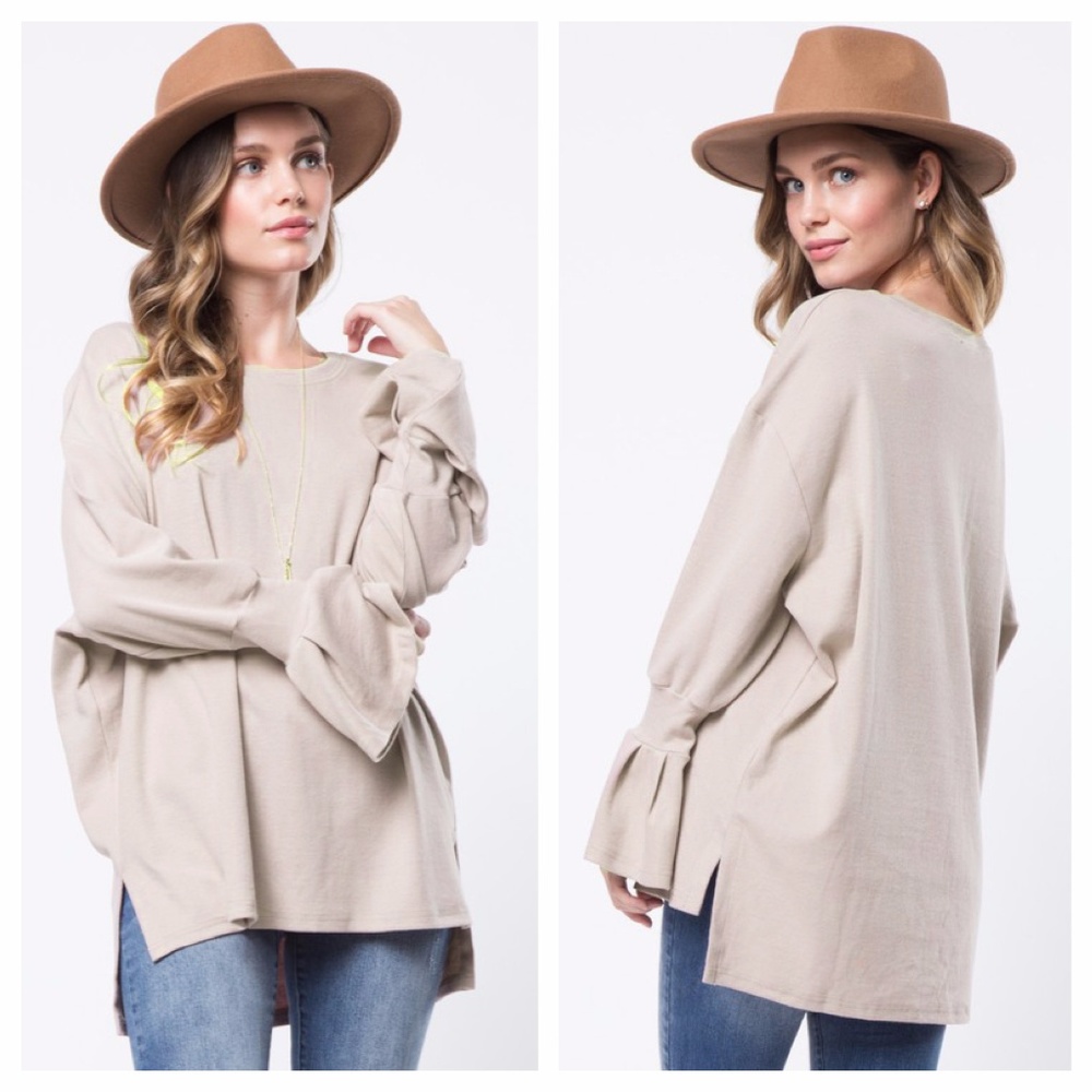 🦋MAKE AN OFFER!🦋 Beige Blush Tint Sweater - Picture 2 of 2