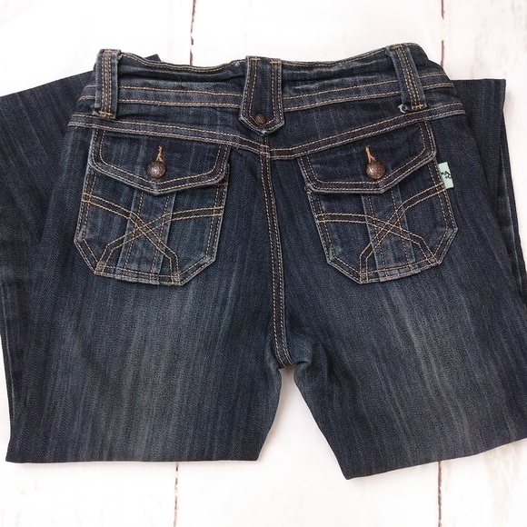 ANGEL GARDEN low-rise  skinny dark jeans  size 26 - Picture 5 of 7