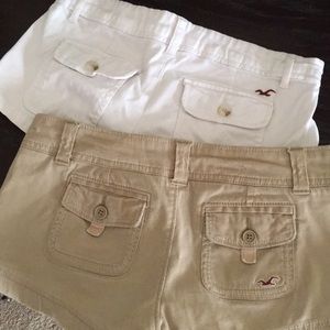 2 pairs of Hollister shorts