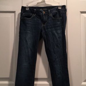 american eagle dark wash jeans