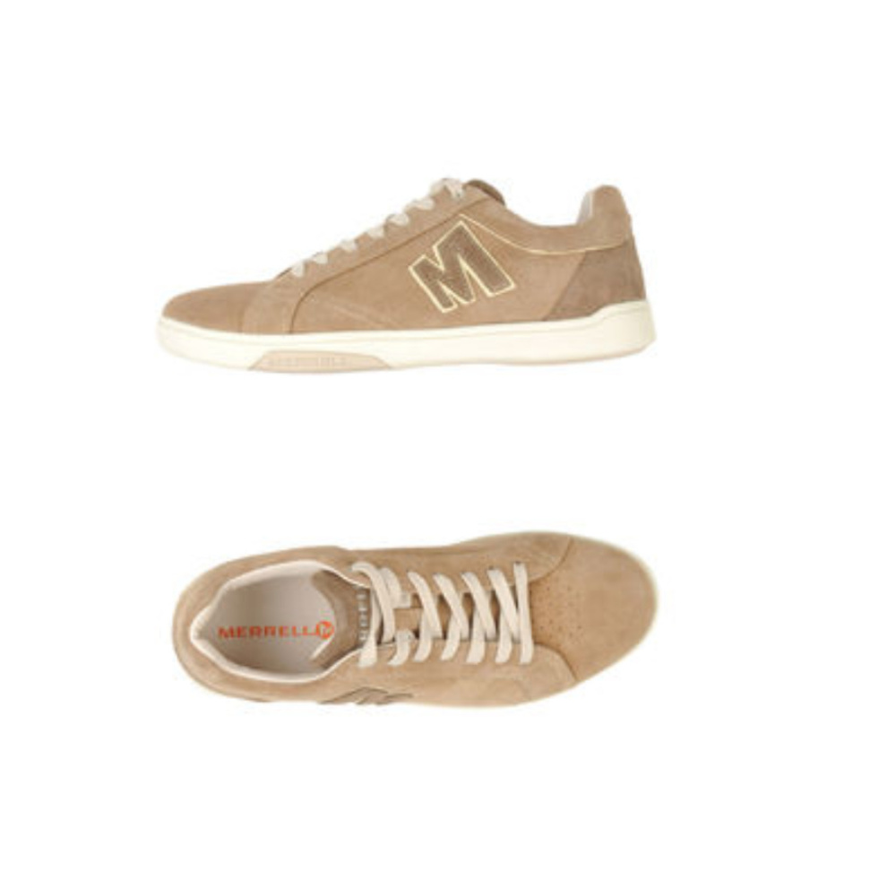 Soft Suede Tan Sport Casual Shoes by Merrell