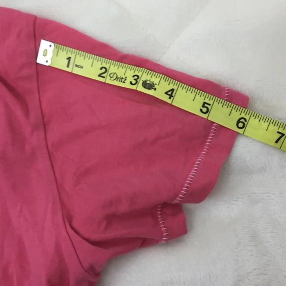 Columbia Basic Tee In Soft Coral/Pink Size XL - Picture 6 of 6