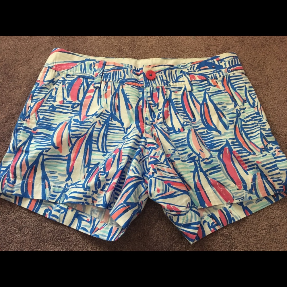 💗SOLD💗 Lilly Pulitzer Red Right Return Shorts