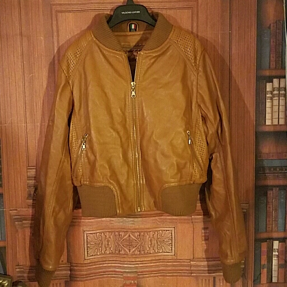 Lamb skin bomber