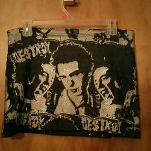 Vintage Sex Pistols Mini Skirt