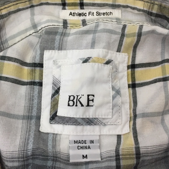 BKE Men's Athletic Fit Button Down Shirt Size M - Picture 4 of 7