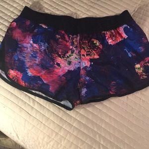 Floral Champoin brand running shorts