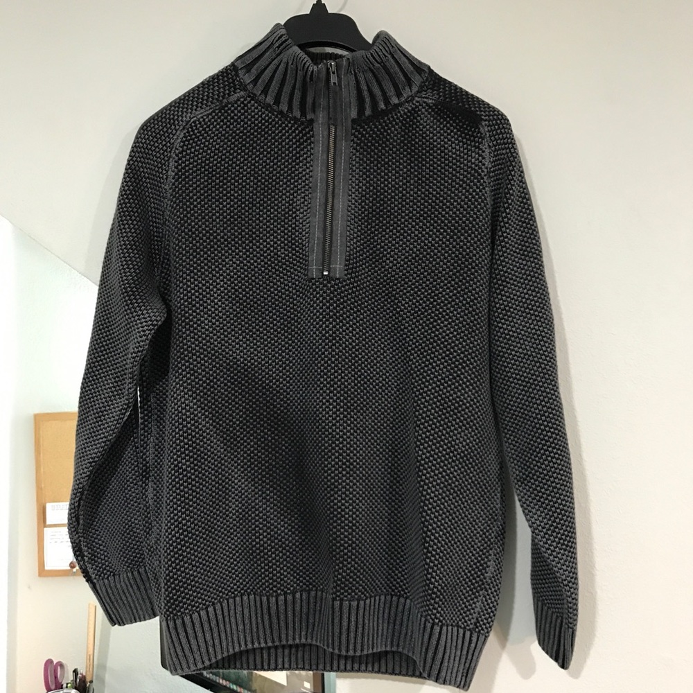 Same quarter zip pullover sweater