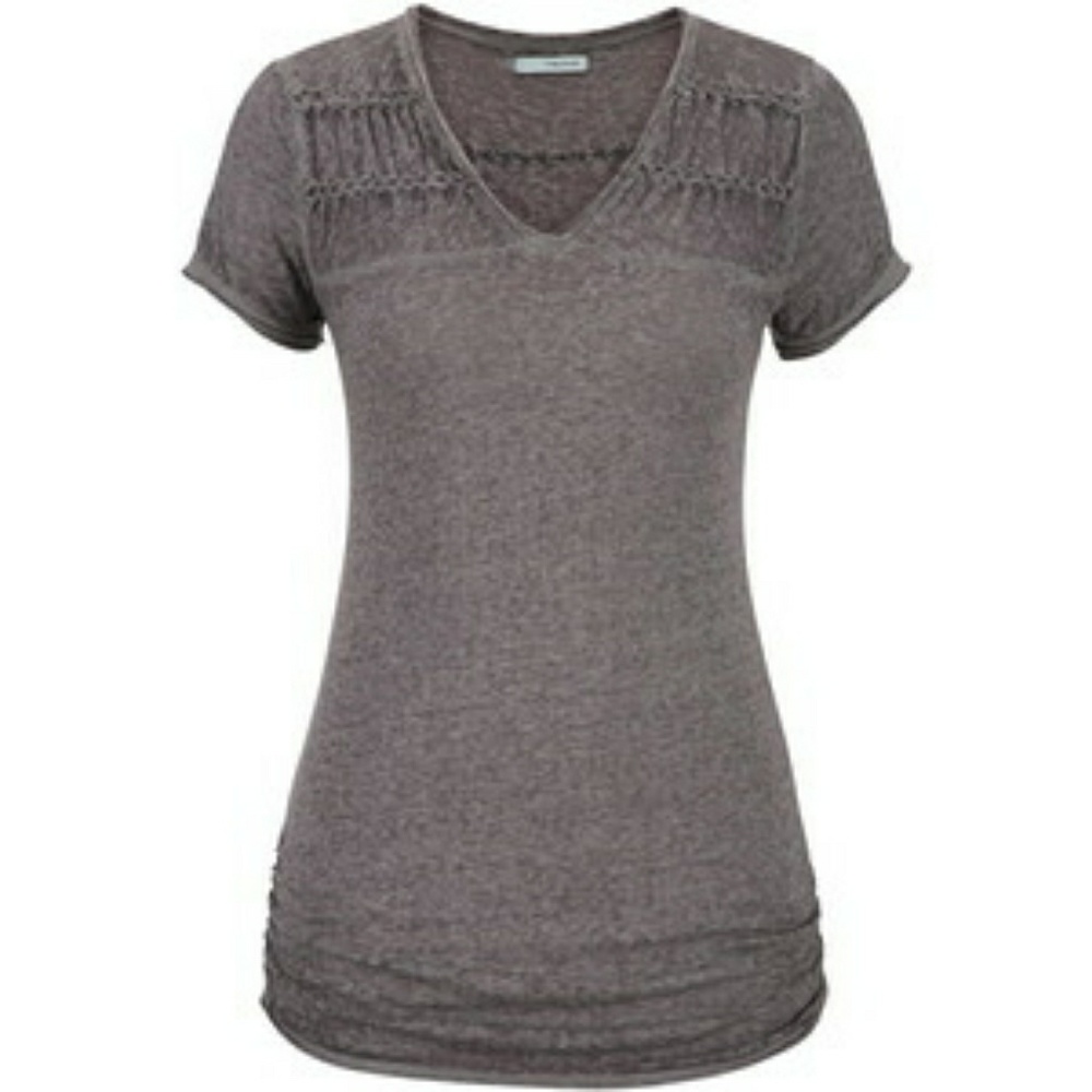 Maurices Distressed Gray Top
