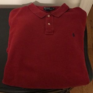 Men's long sleeve polo