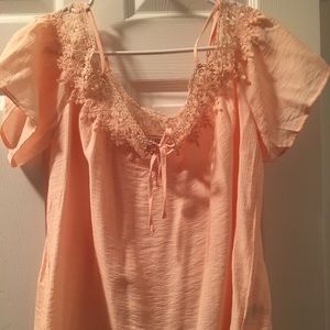 Light pink top