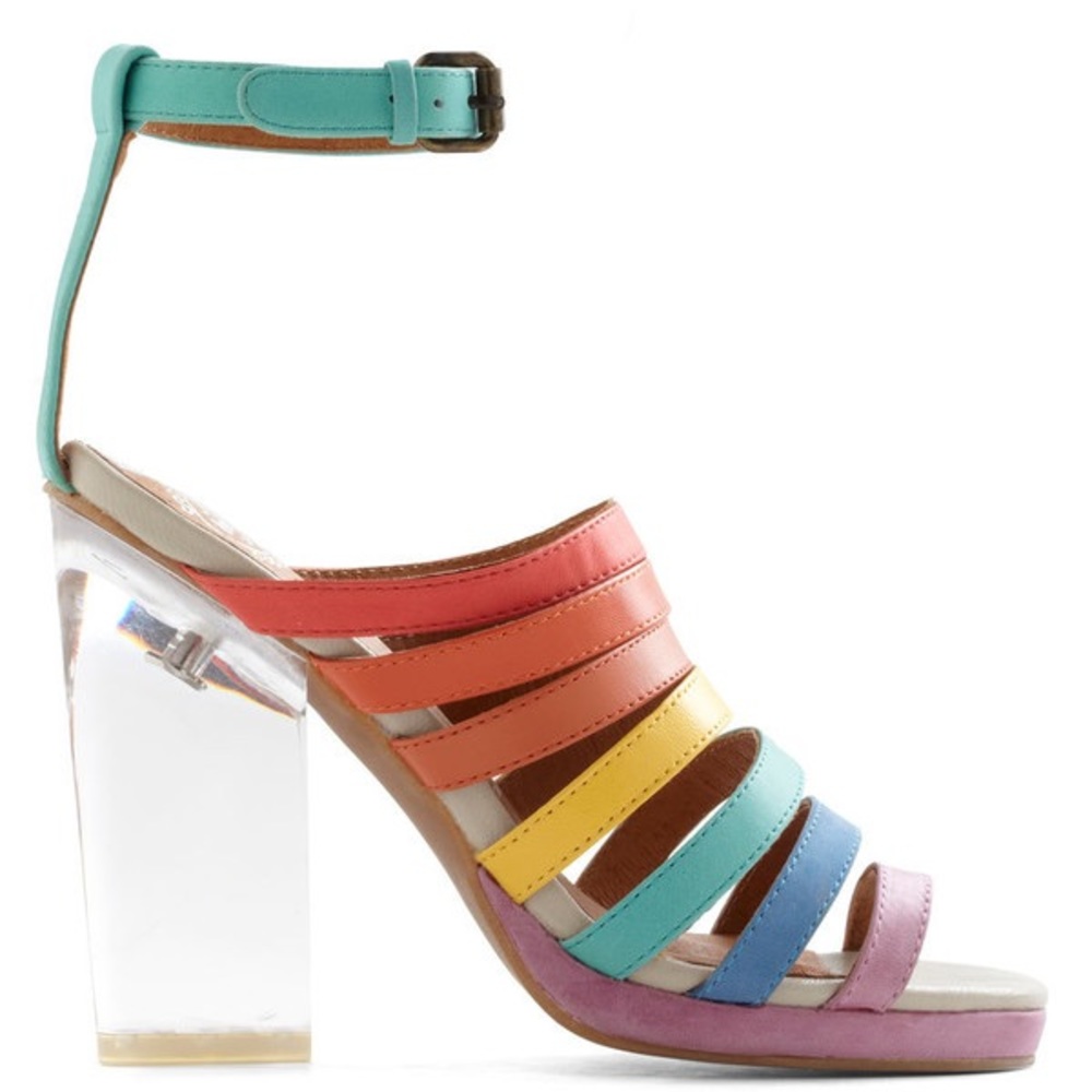 Jeffrey Campbell Rainbow Stappy Heels