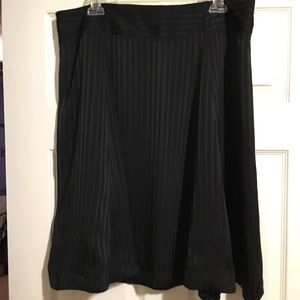 Black Pin Striped Skirt