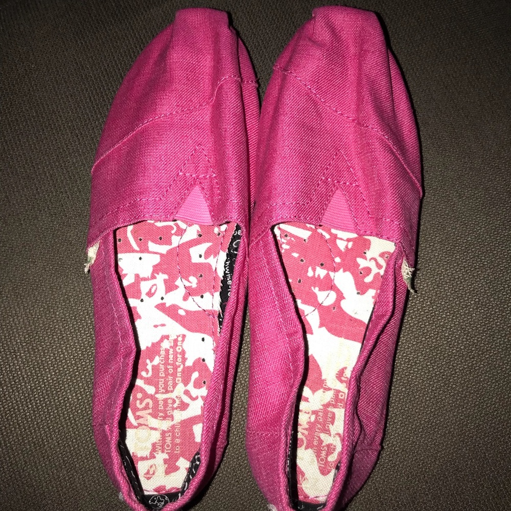 Hot Pink TOMS