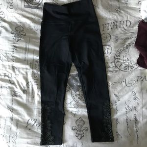 Aerie Leggings with Lace Detail
