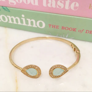 Margaret Elizabeth Chalcedony and Crystal Cuff