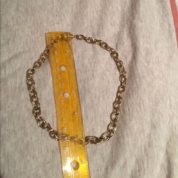 Vintage gold chain link necklace - Picture 4 of 4