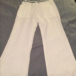 White linen pants - New with tags