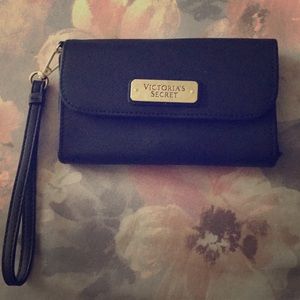 VS Black Cell Phone Wallet wristlet