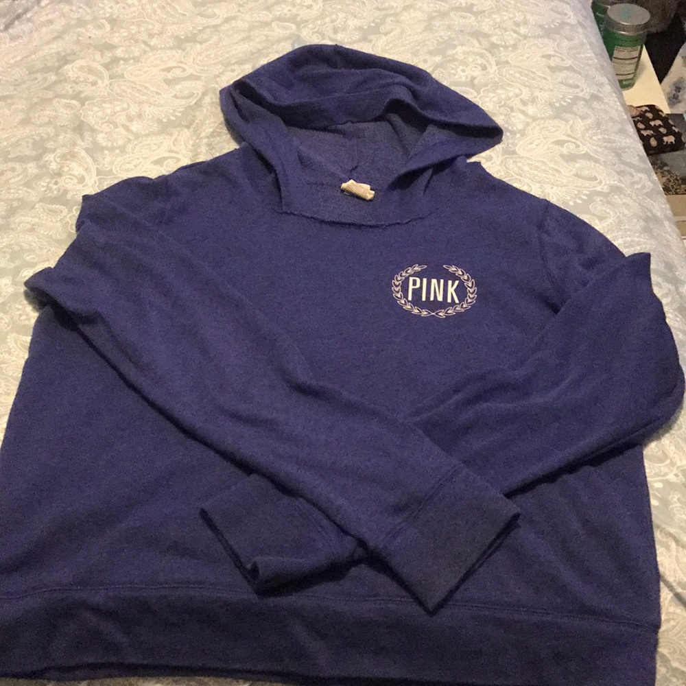 Victoria's Secret Pink hoodie (blue size L)