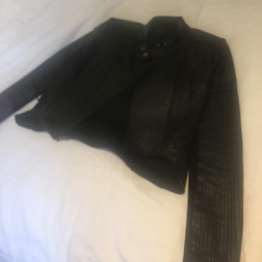 BCBG Max Azria leather jacket