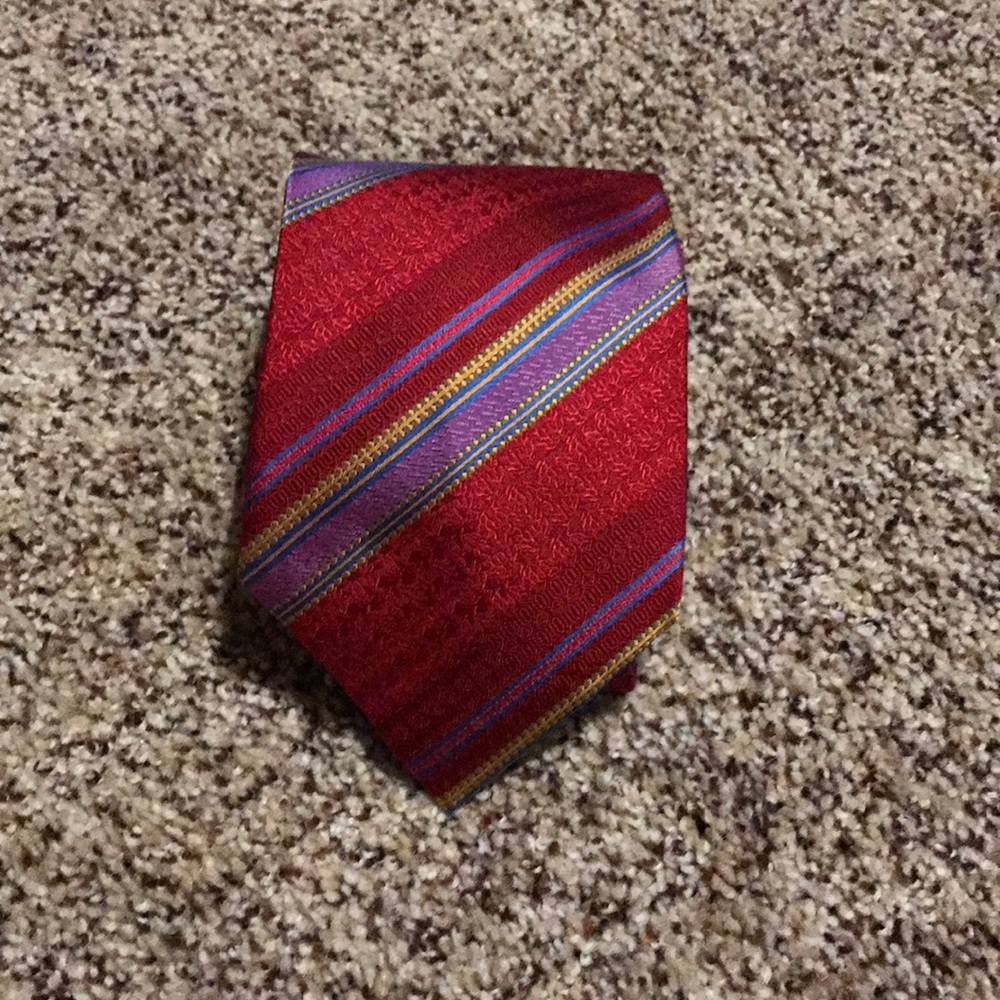 Daniel De Fasson Extra Long Silk Tie