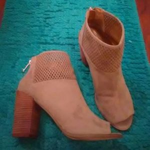 Trendy Open Toe Booties