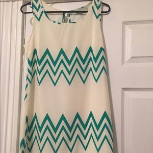 Sleeveless shift dress