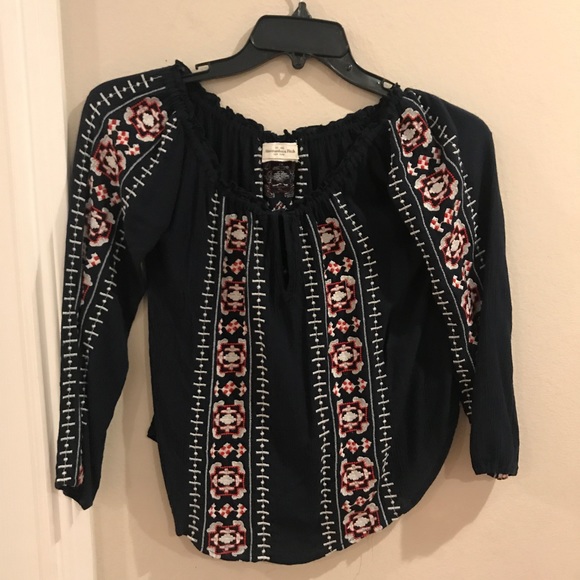 Off the shoulder embroidered top - Picture 1 of 1