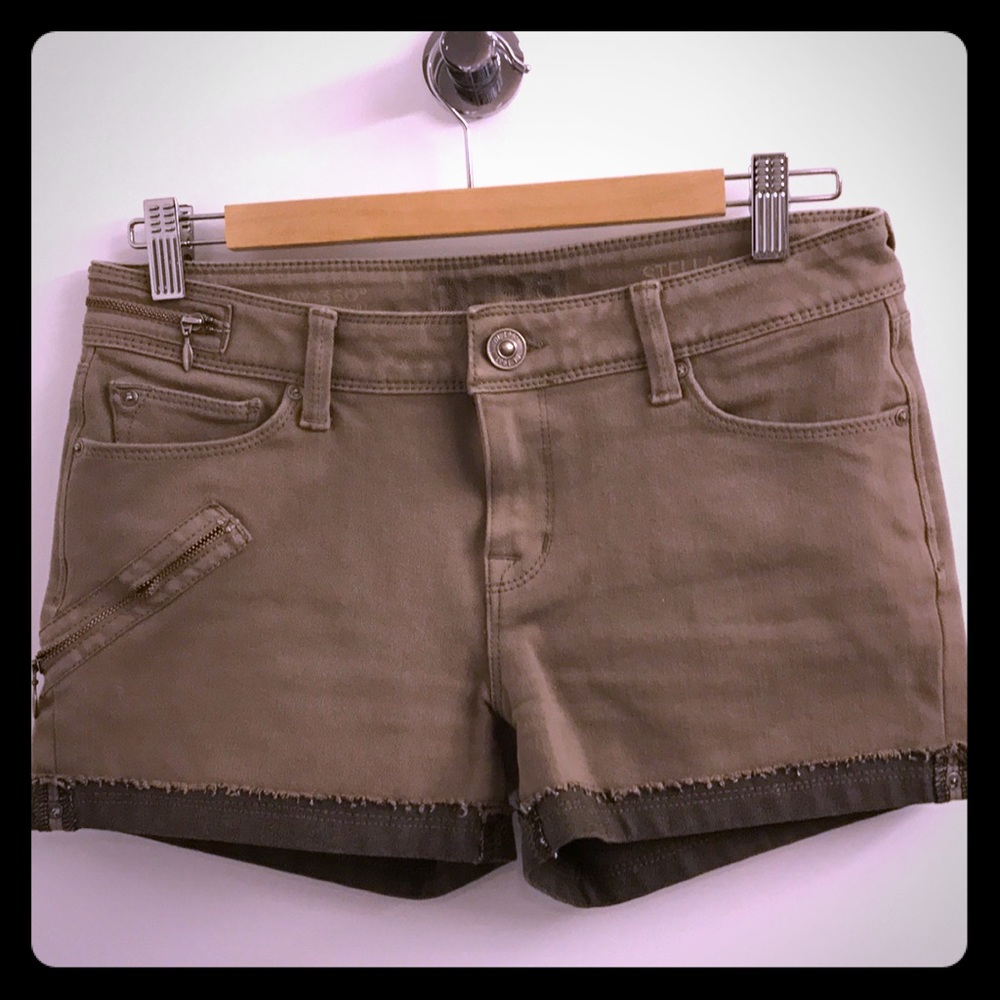 DL1961 Stella shorts - Kahula (green/gray color)