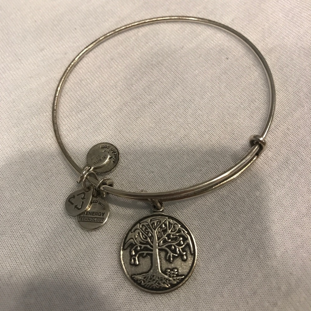 Alex and Ani Silver Tree of Life Bangle