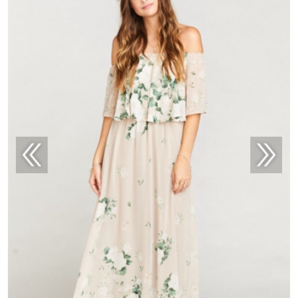 Show Me Your Mumu Hacienda Maxi Dress Bouquet Toss