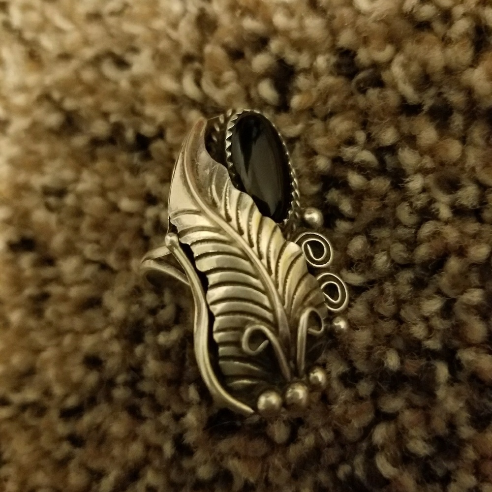 Sterling silver Navajo ring