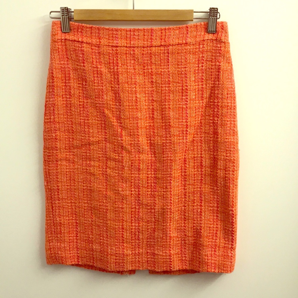 J CREW no 2 pencil skirt in summer tweed