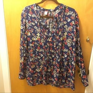 BNWT floral print blouse sz XL