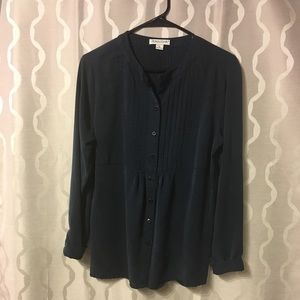 Pendleton Women's Navy Blue Button Down Shirt