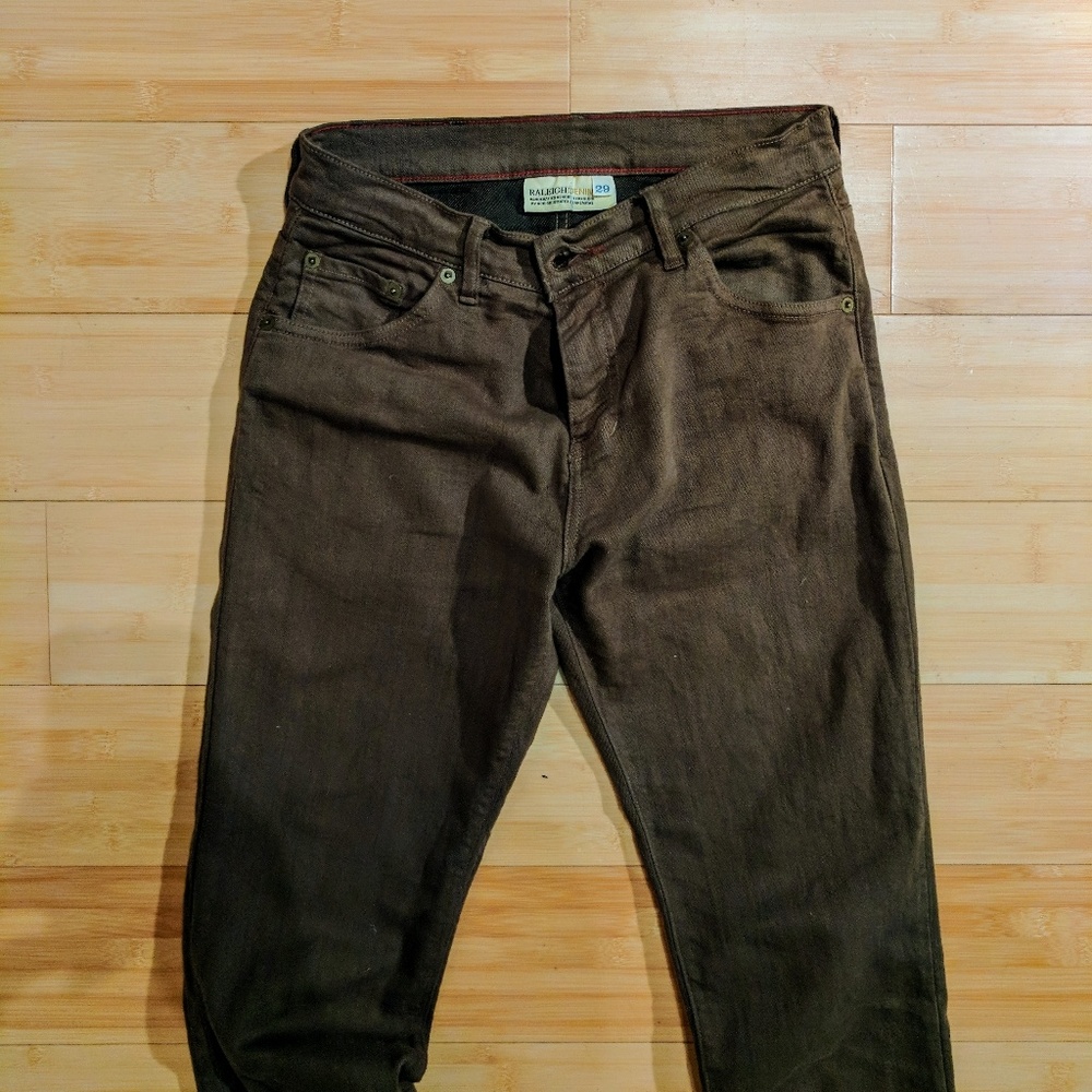 Raleigh Denim Martins (skinny) ochre color