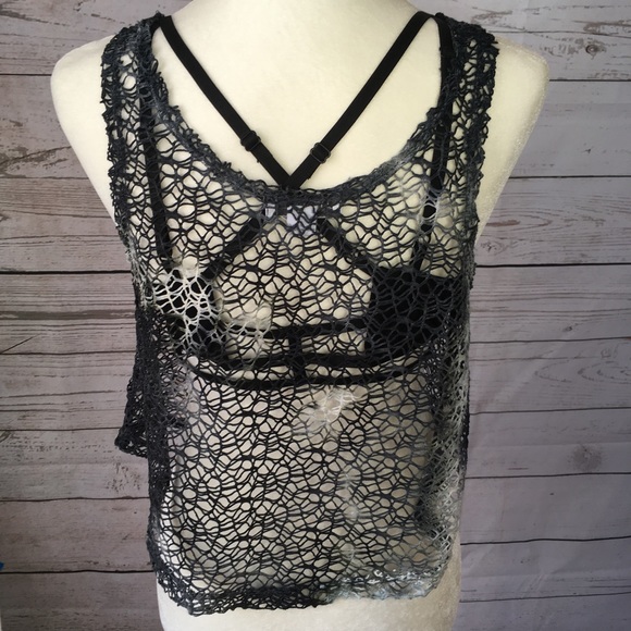 😎 Tie dye open crochet tank - Picture 3 of 7