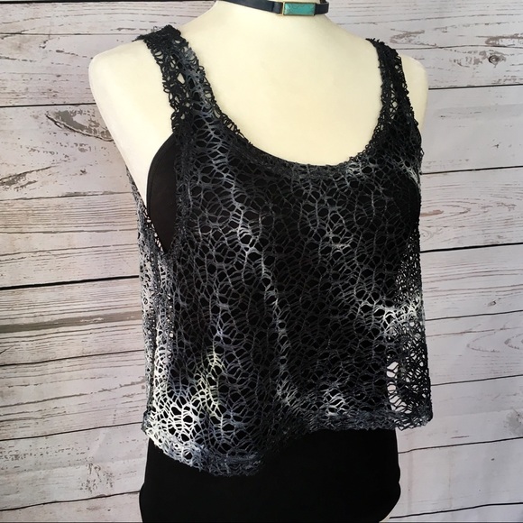 😎 Tie dye open crochet tank - Picture 4 of 7