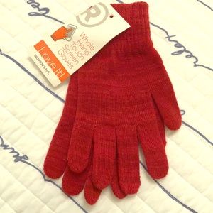 Women's touch screen gloves
