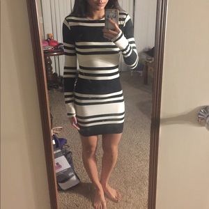 French connection striped minidress