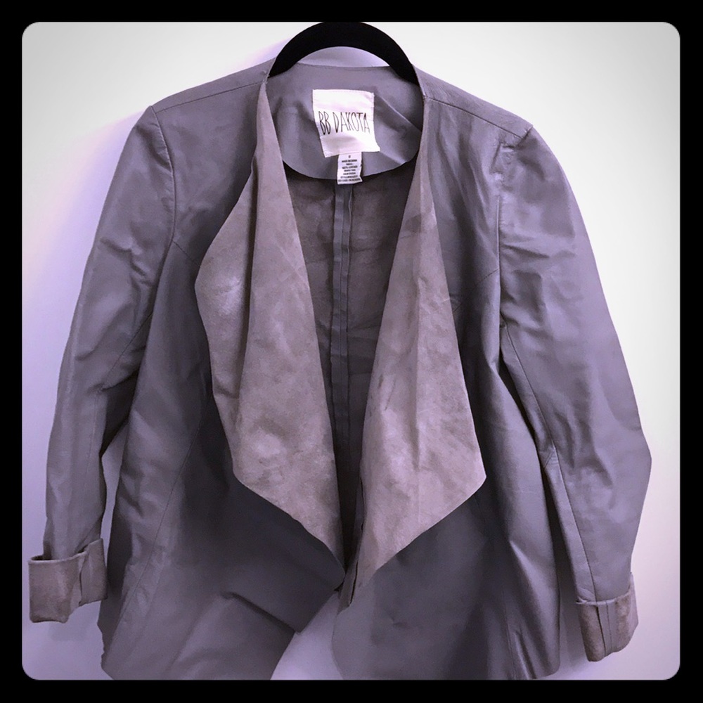 REAL LEATHER jacket/blazer