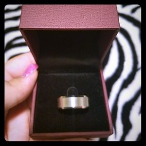 Titanium Mens wedding band